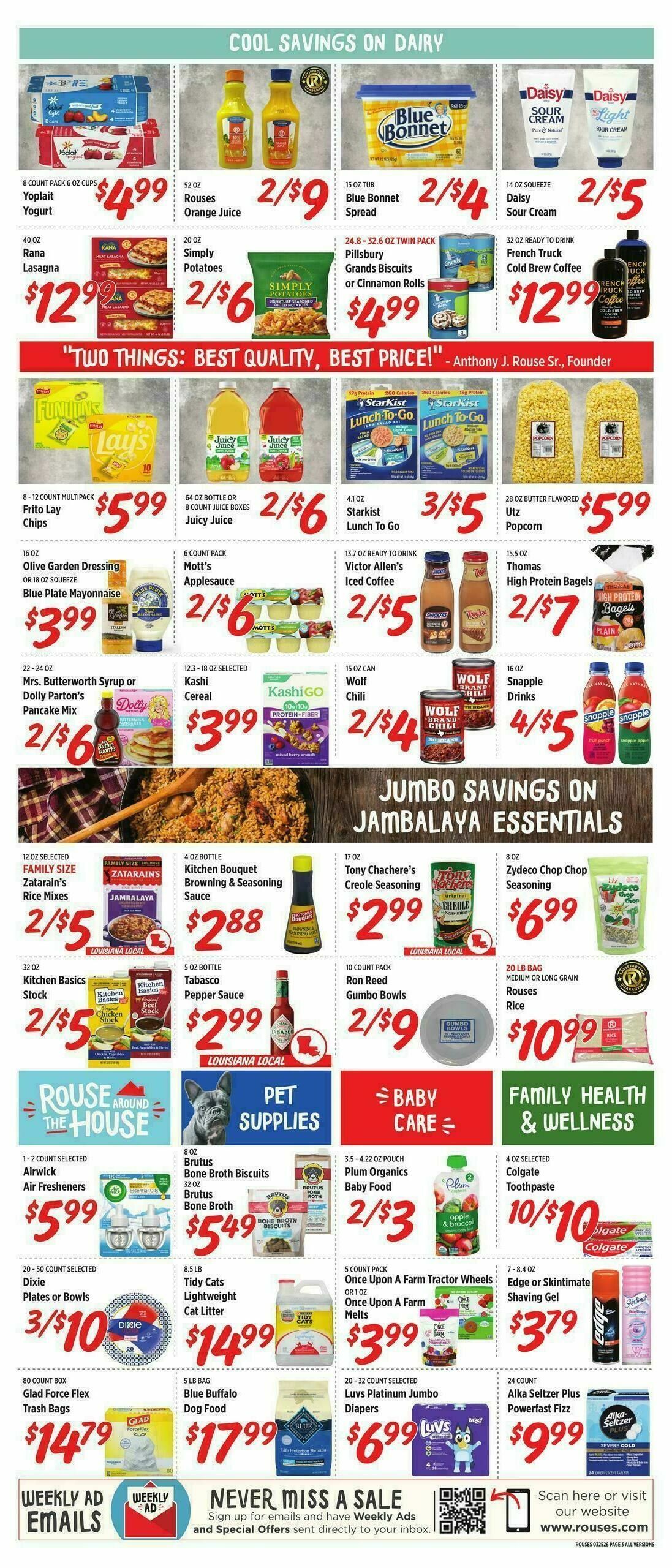 Rouses Markets Weekly Ad from March 25