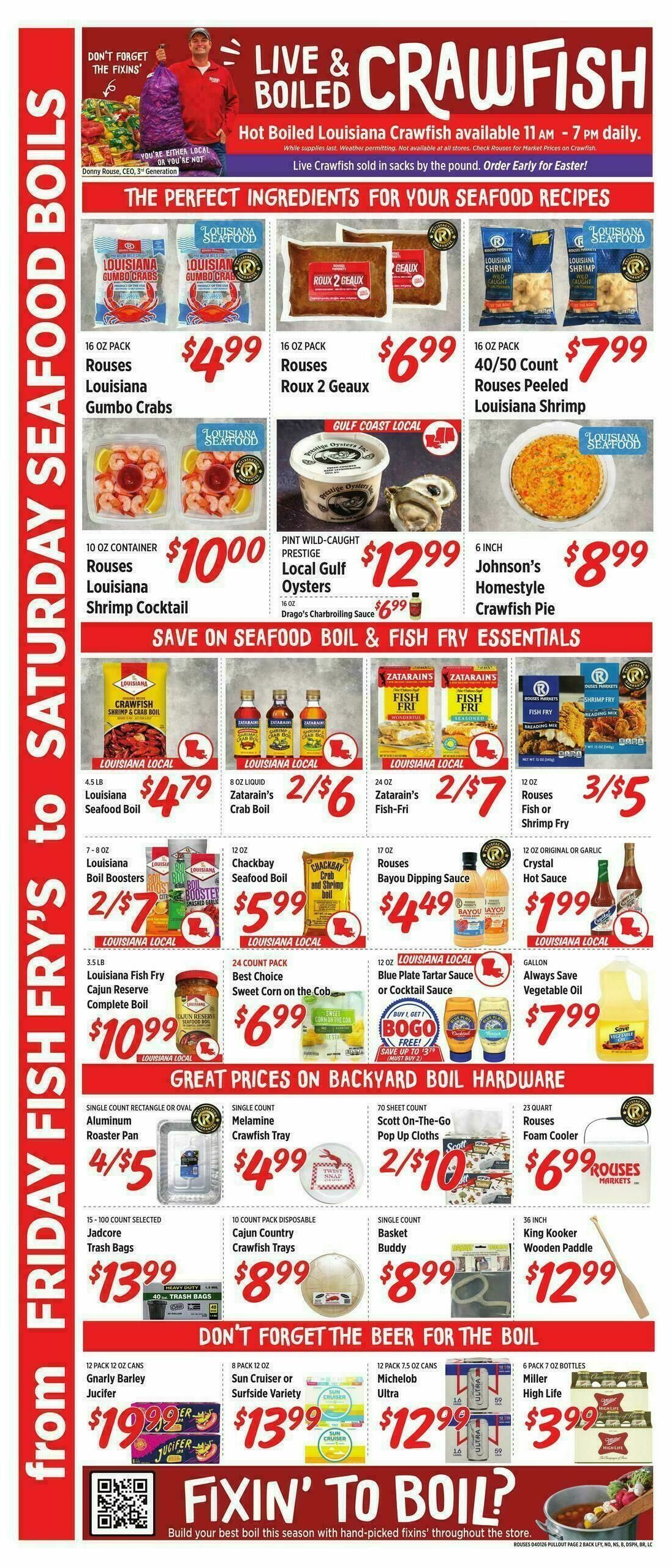 Rouses Markets Weekly Ad from April 1