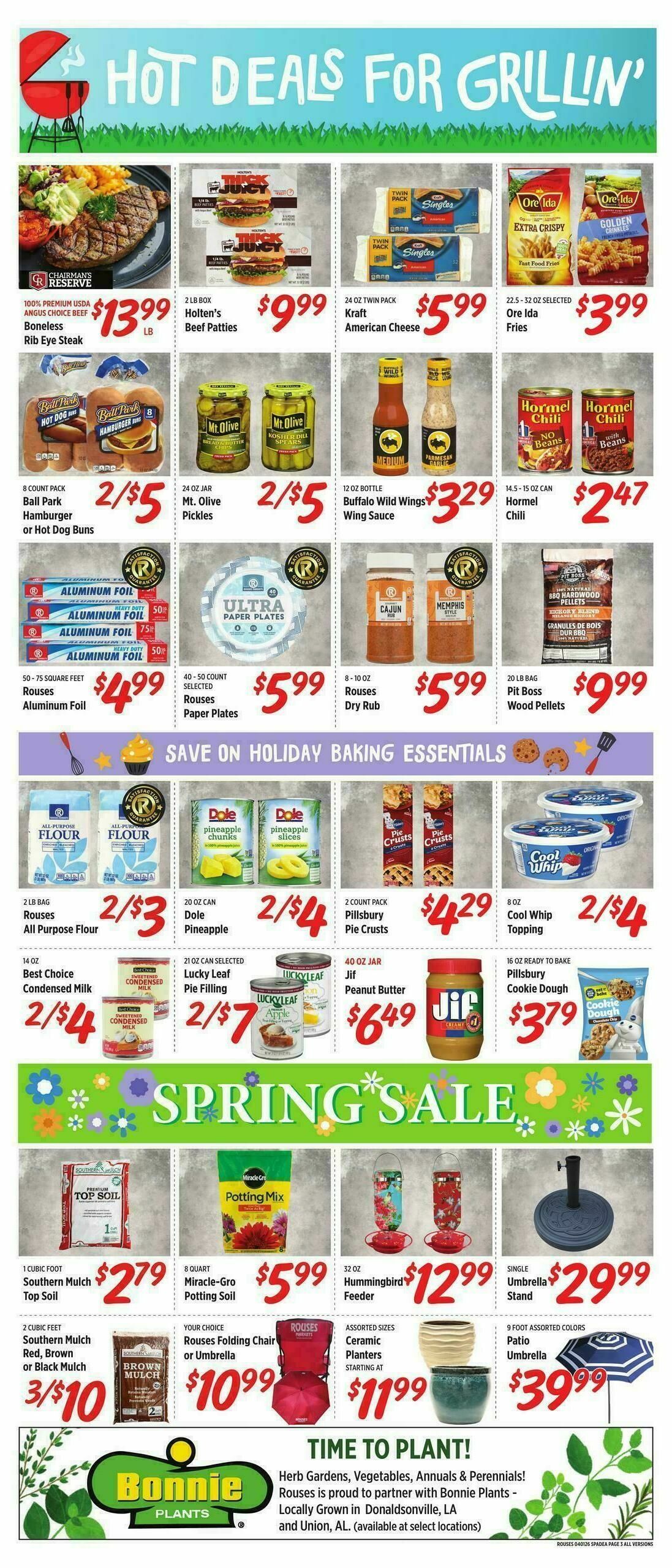 Rouses Markets Weekly Ad from April 1