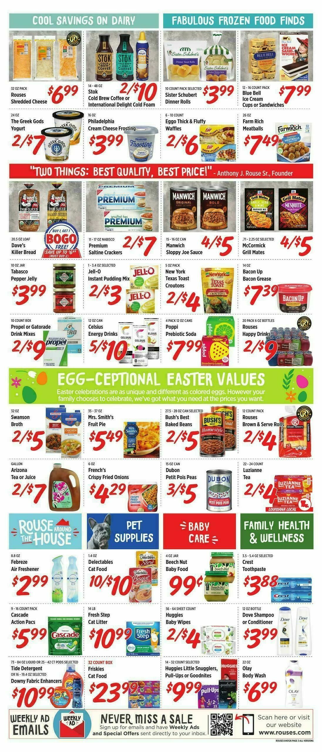 Rouses Markets Weekly Ad from April 1
