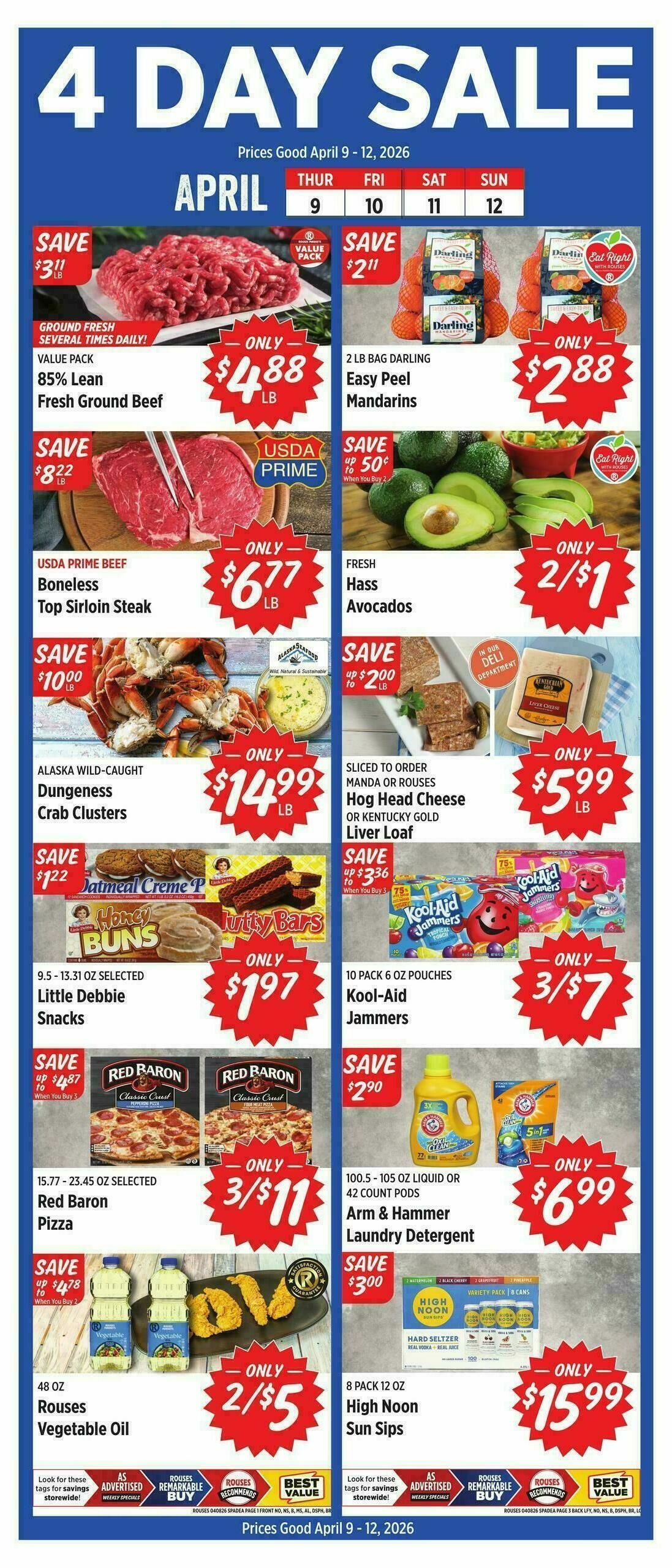 Rouses Markets Weekly Ad from April 8
