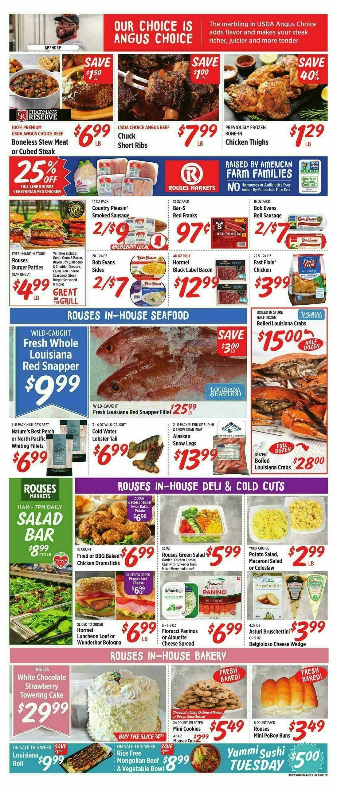 Rouses Markets Weekly Ad from April 8