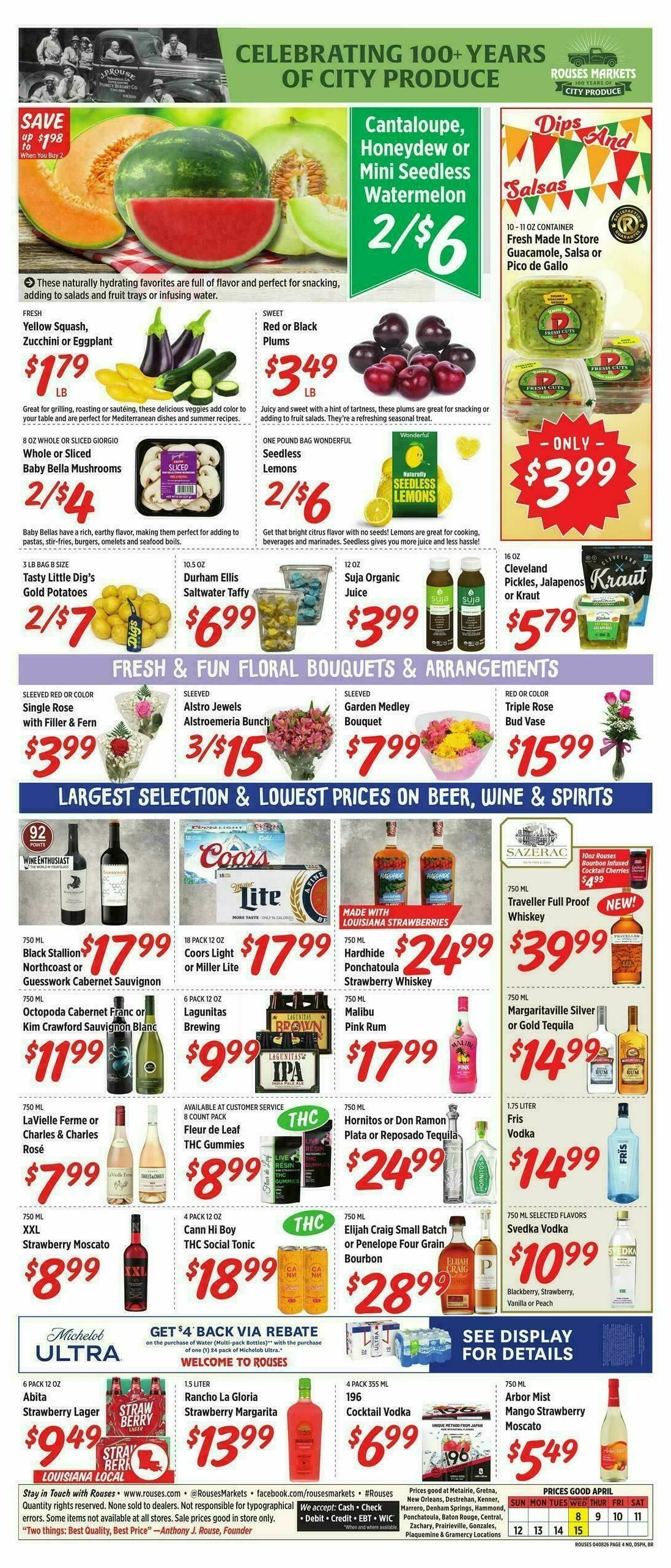 Rouses Markets Weekly Ad from April 8