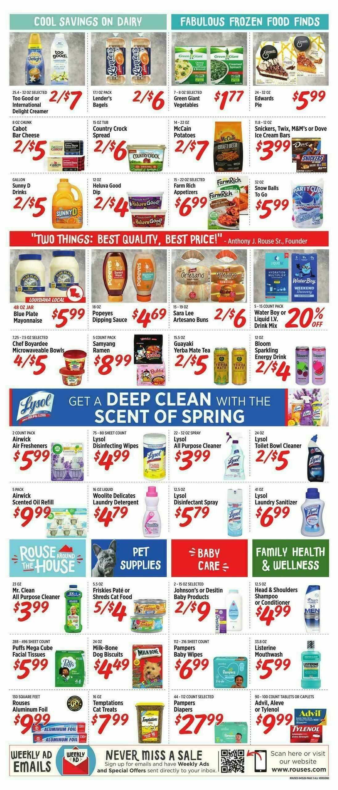 Rouses Markets Weekly Ad from April 15