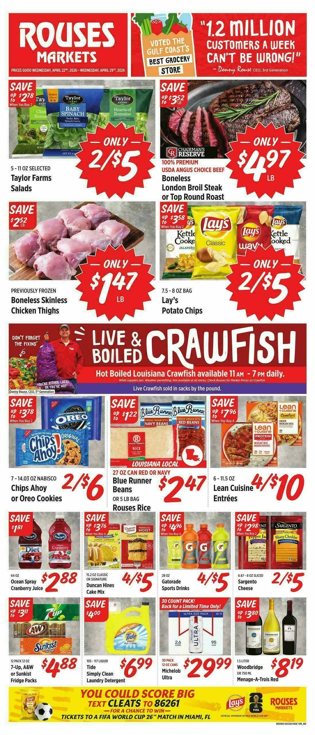 Rouses Markets Weekly Ad from April 22