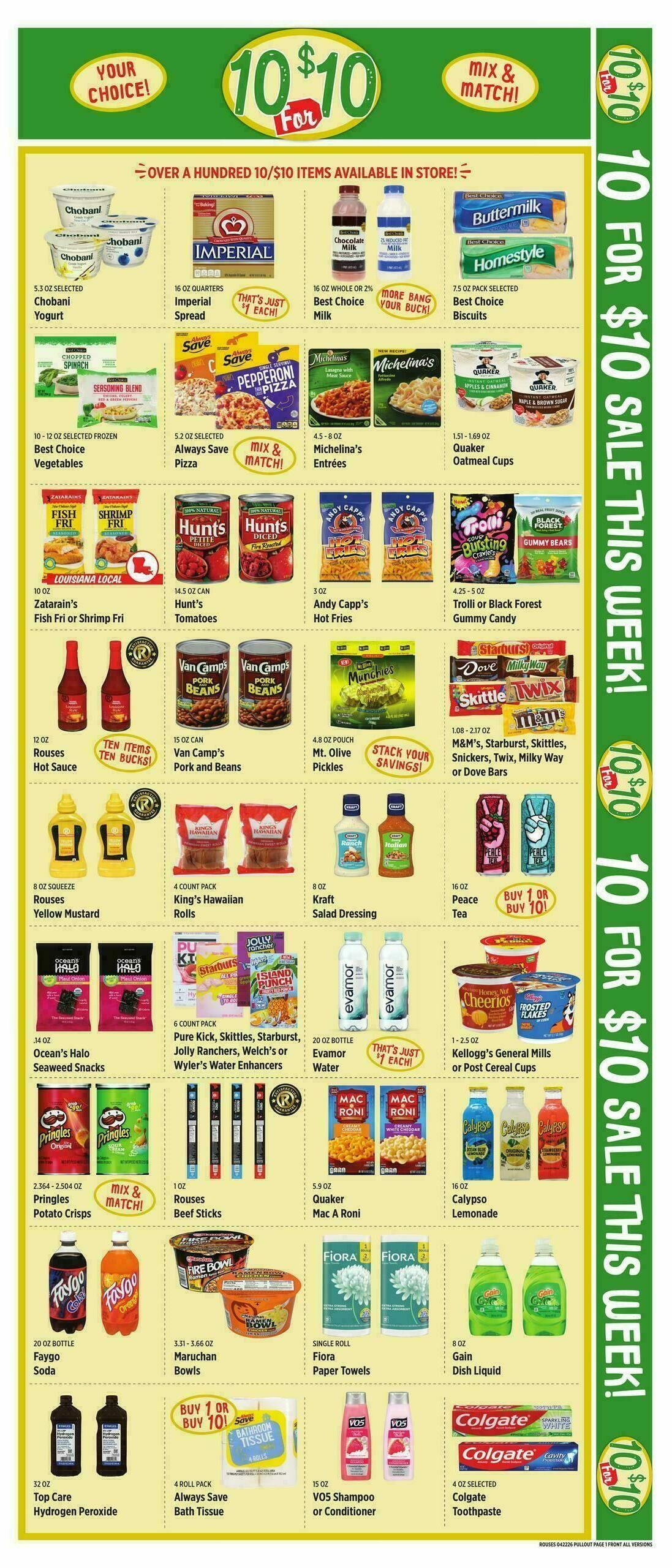 Rouses Markets Weekly Ad from April 22