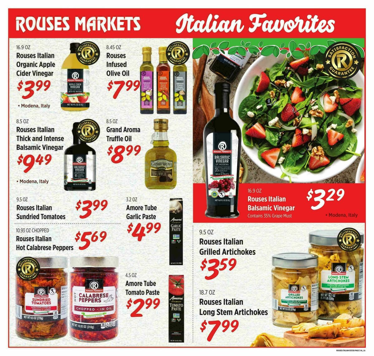 Rouses Markets Italian Ad Weekly Ad from May 27