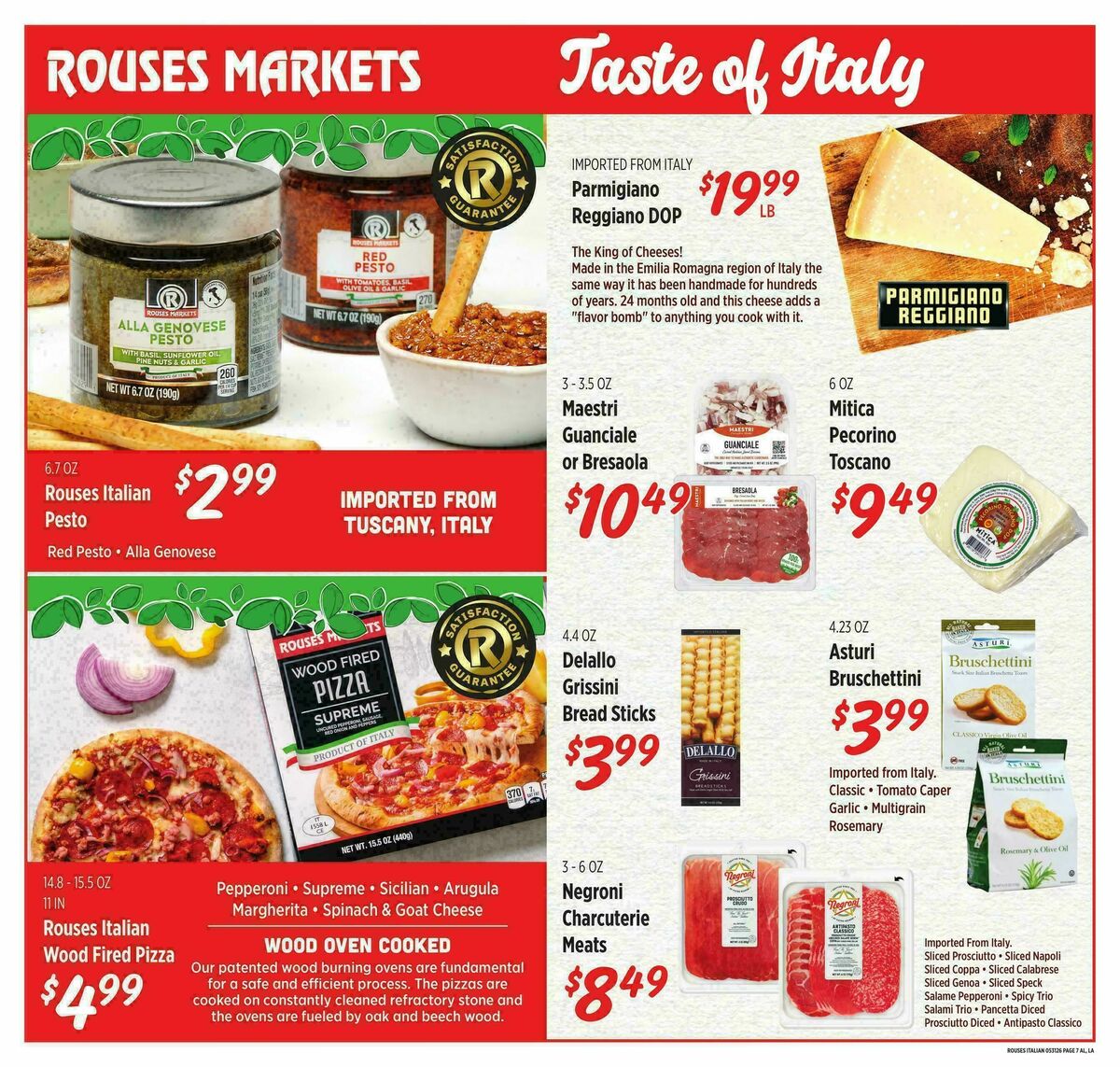 Rouses Markets Italian Ad Weekly Ad from May 27