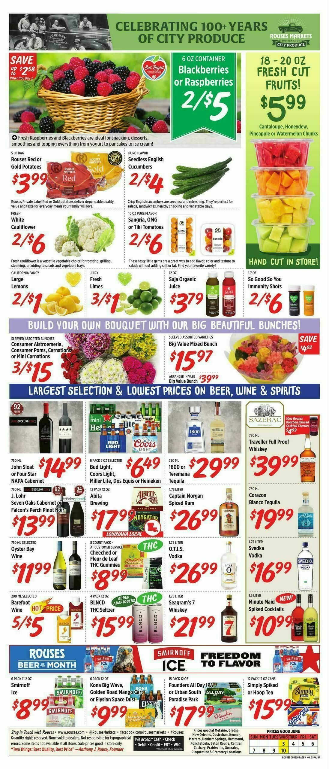 Rouses Markets Weekly Ad from June 3