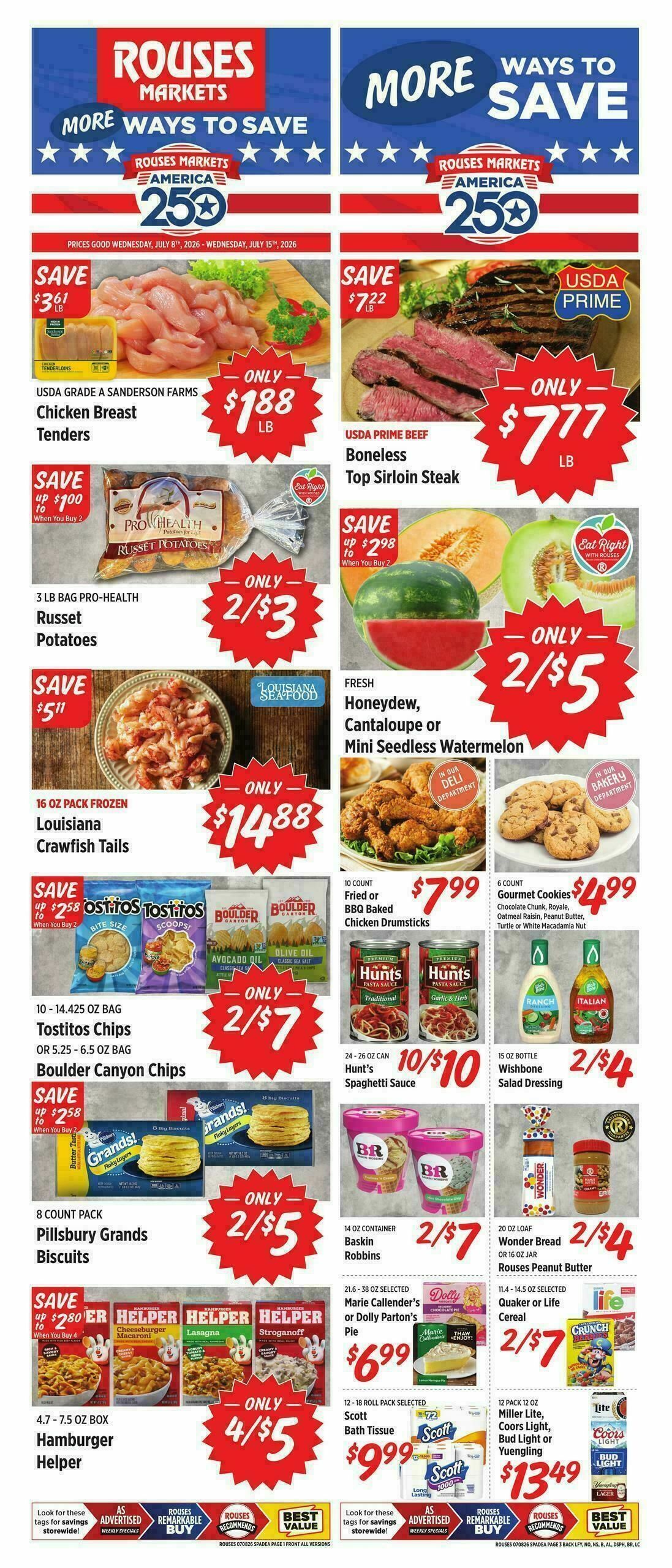 Rouses Markets Weekly Ad from July 8