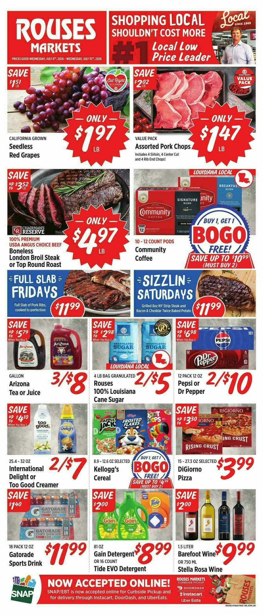 Rouses Markets Weekly Ad from July 8