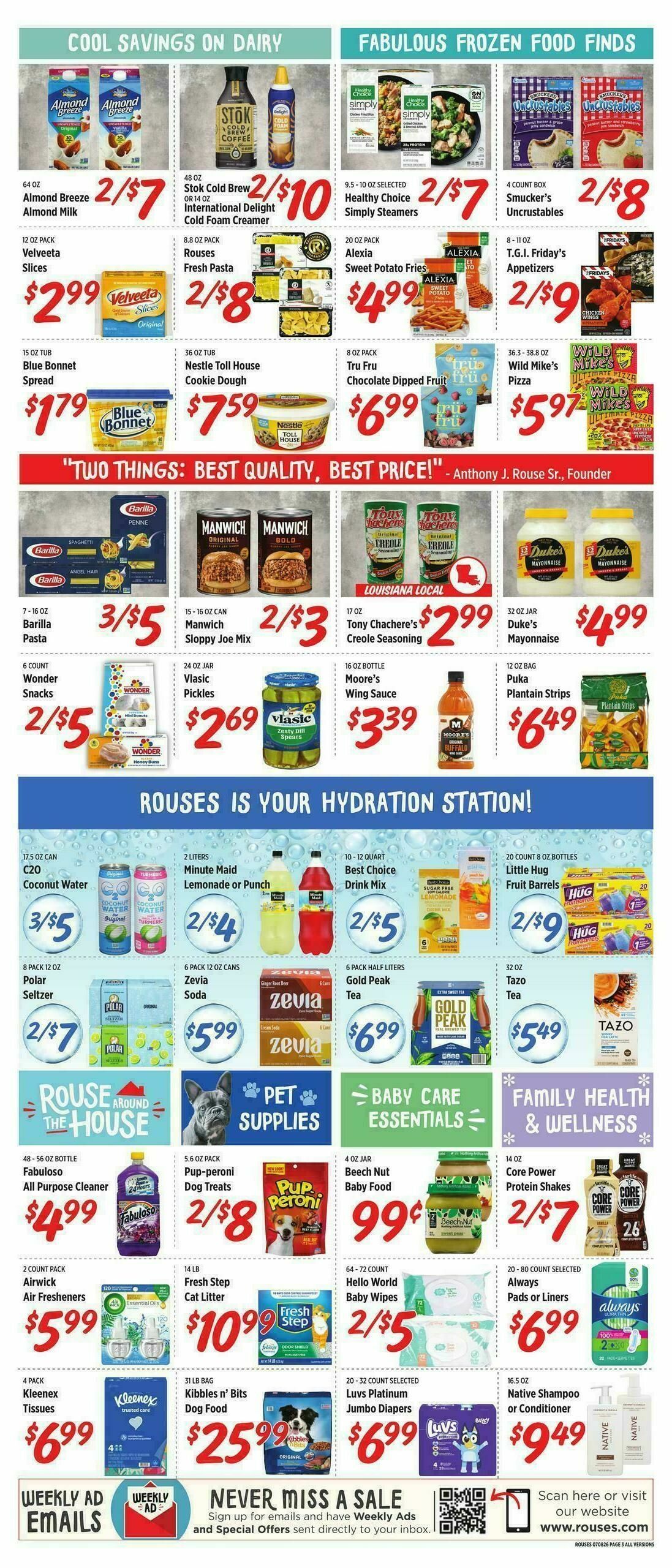Rouses Markets Weekly Ad from July 8