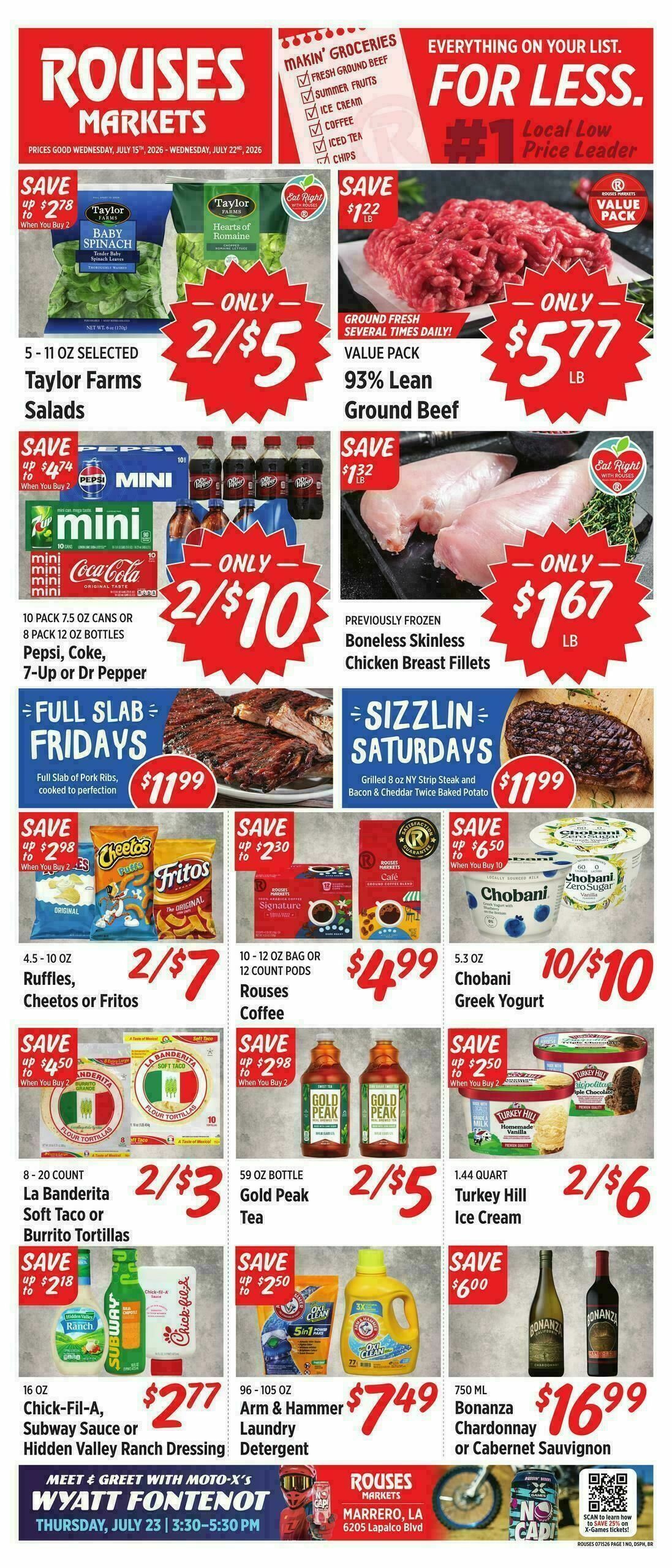 Rouses Markets Weekly Ad from July 15