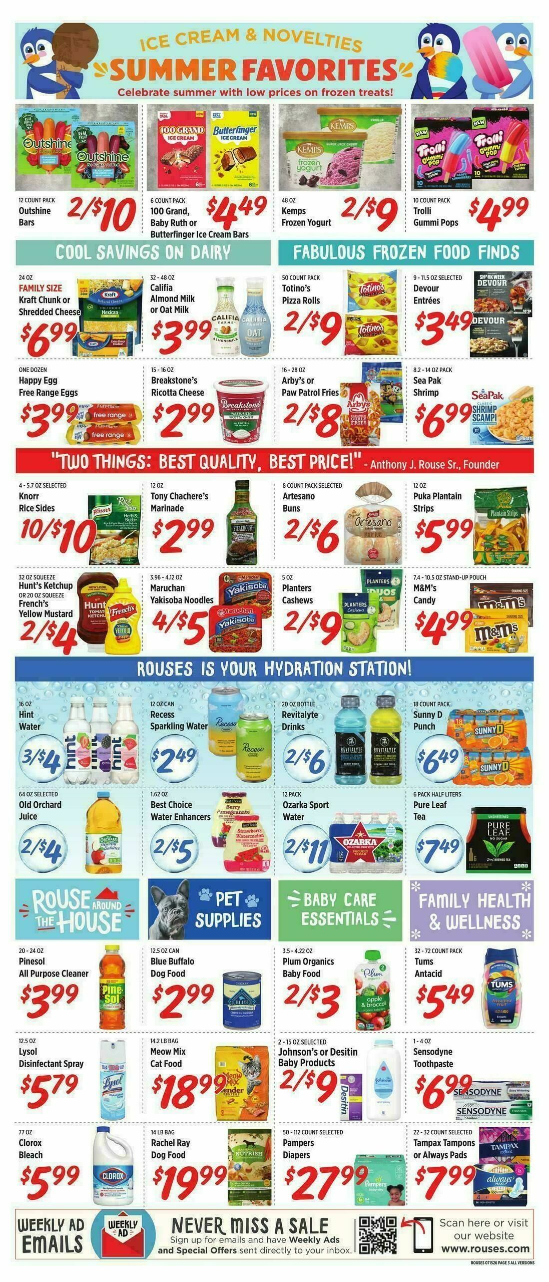 Rouses Markets Weekly Ad from July 15