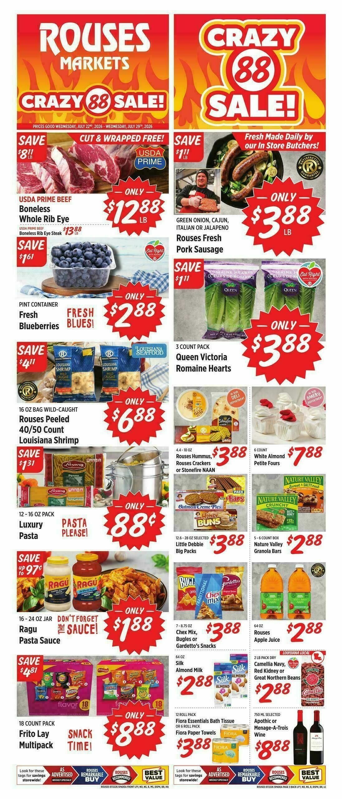 Rouses Markets Weekly Ad from July 22