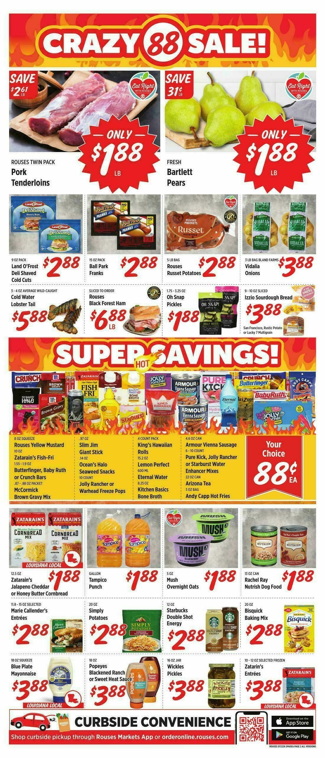 Rouses Markets Weekly Ad from July 22