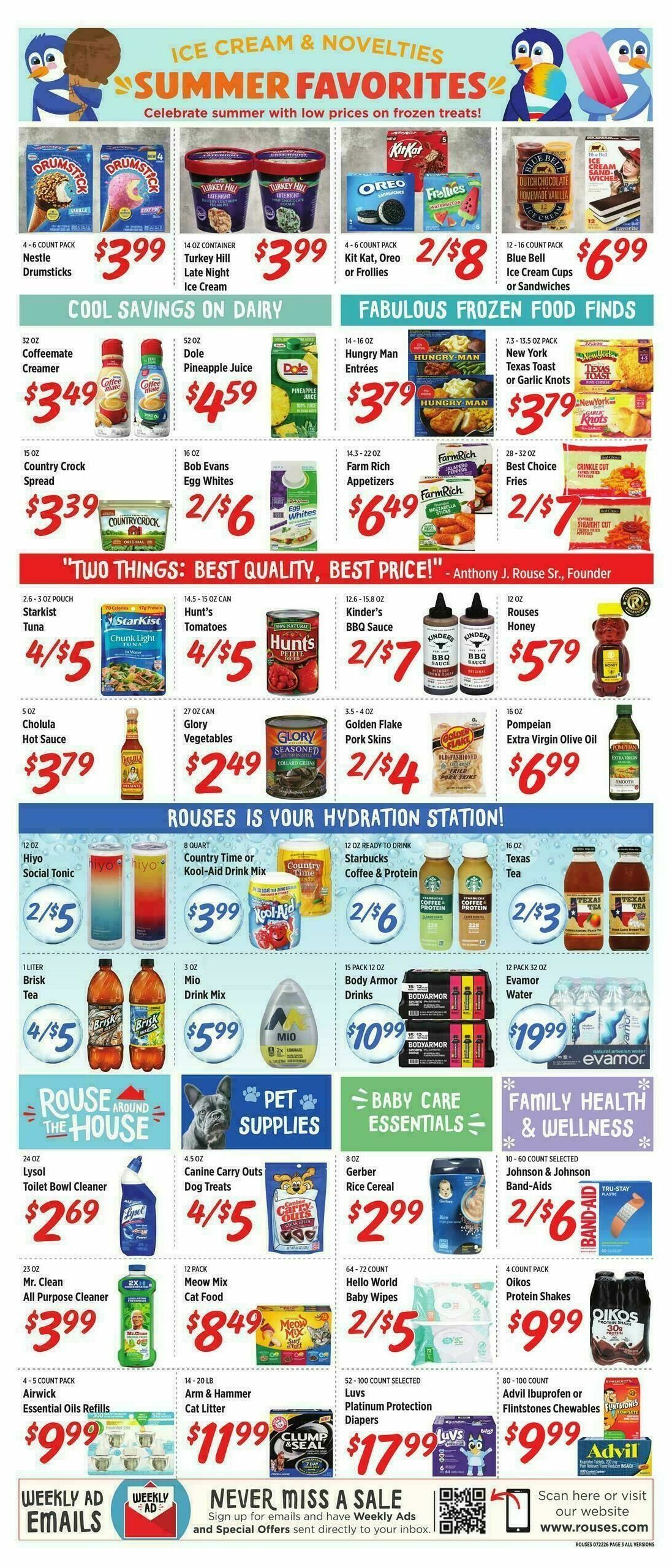 Rouses Markets Weekly Ad from July 22