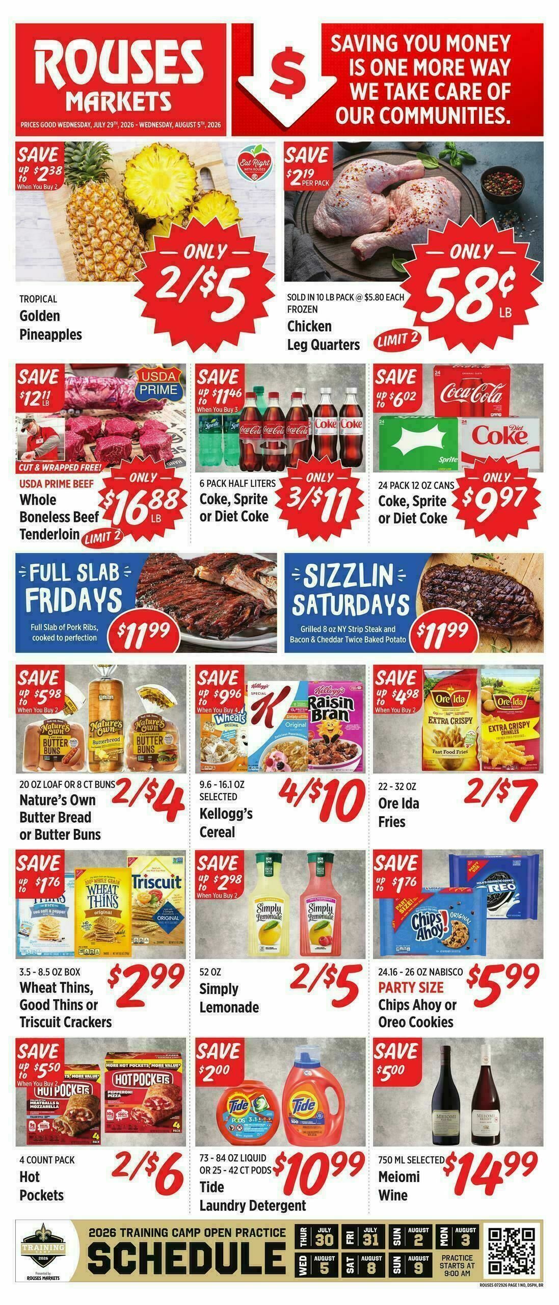 Rouses Markets Weekly Ad from July 29