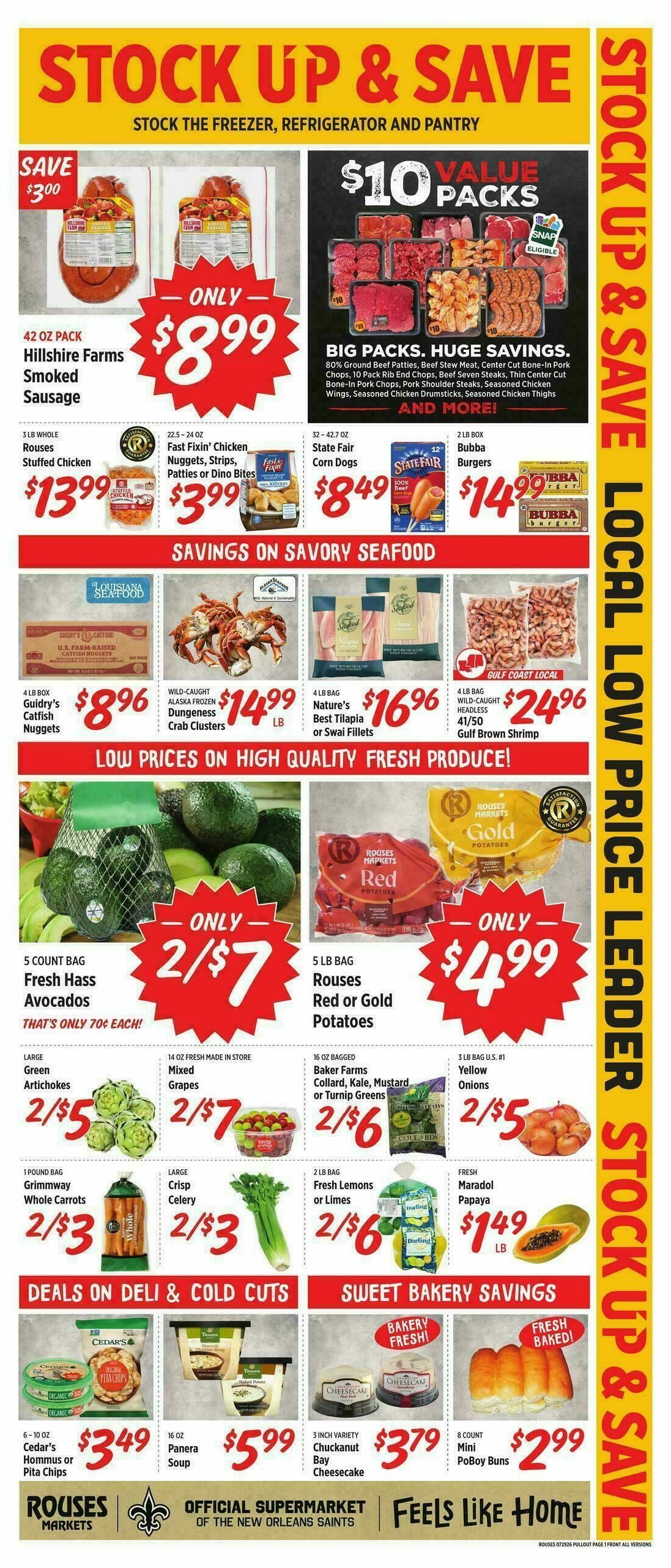 Rouses Markets Weekly Ad from July 29