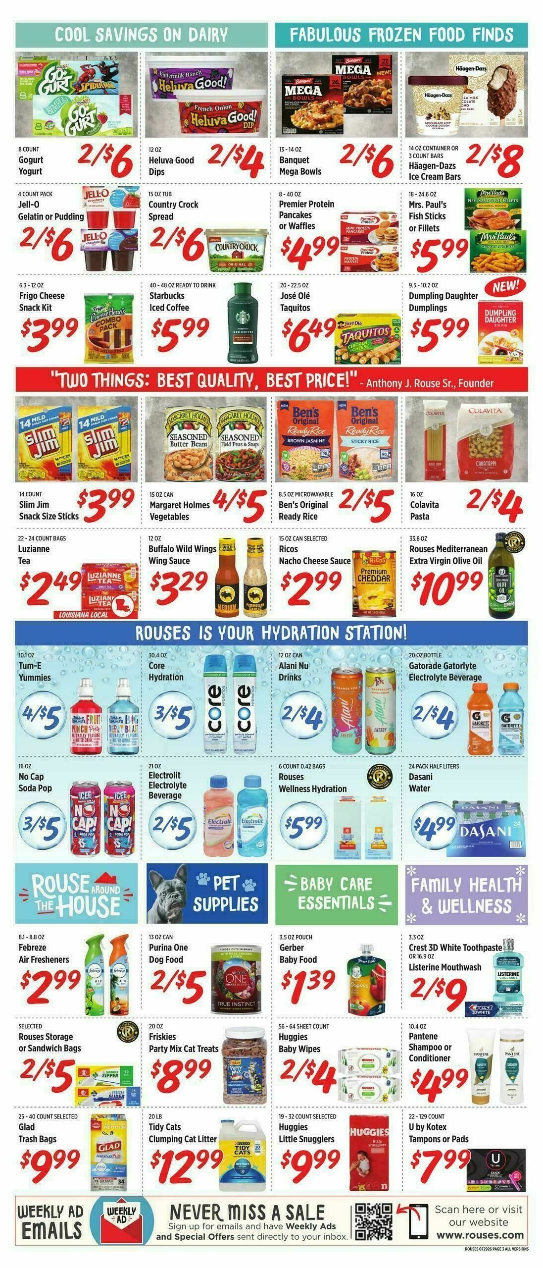 Rouses Markets Weekly Ad from July 29