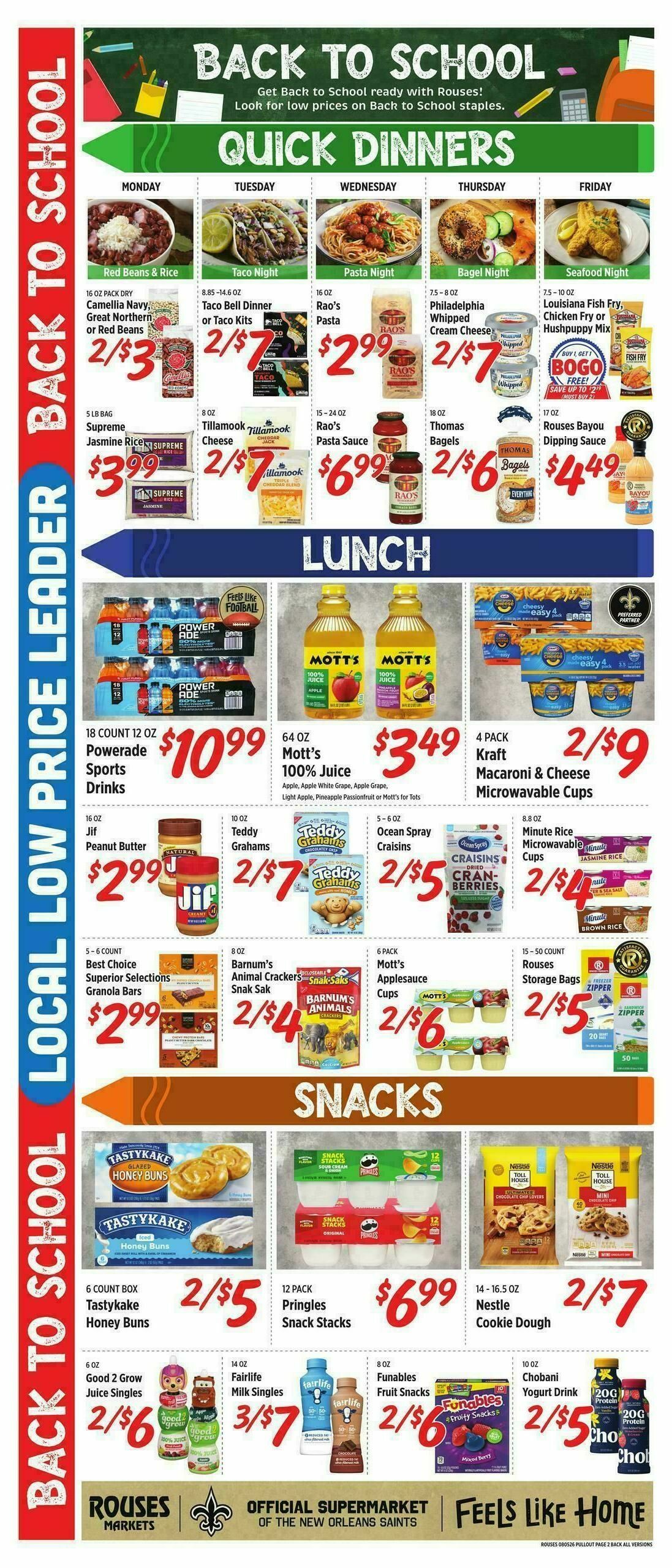 Rouses Markets Weekly Ad from August 5