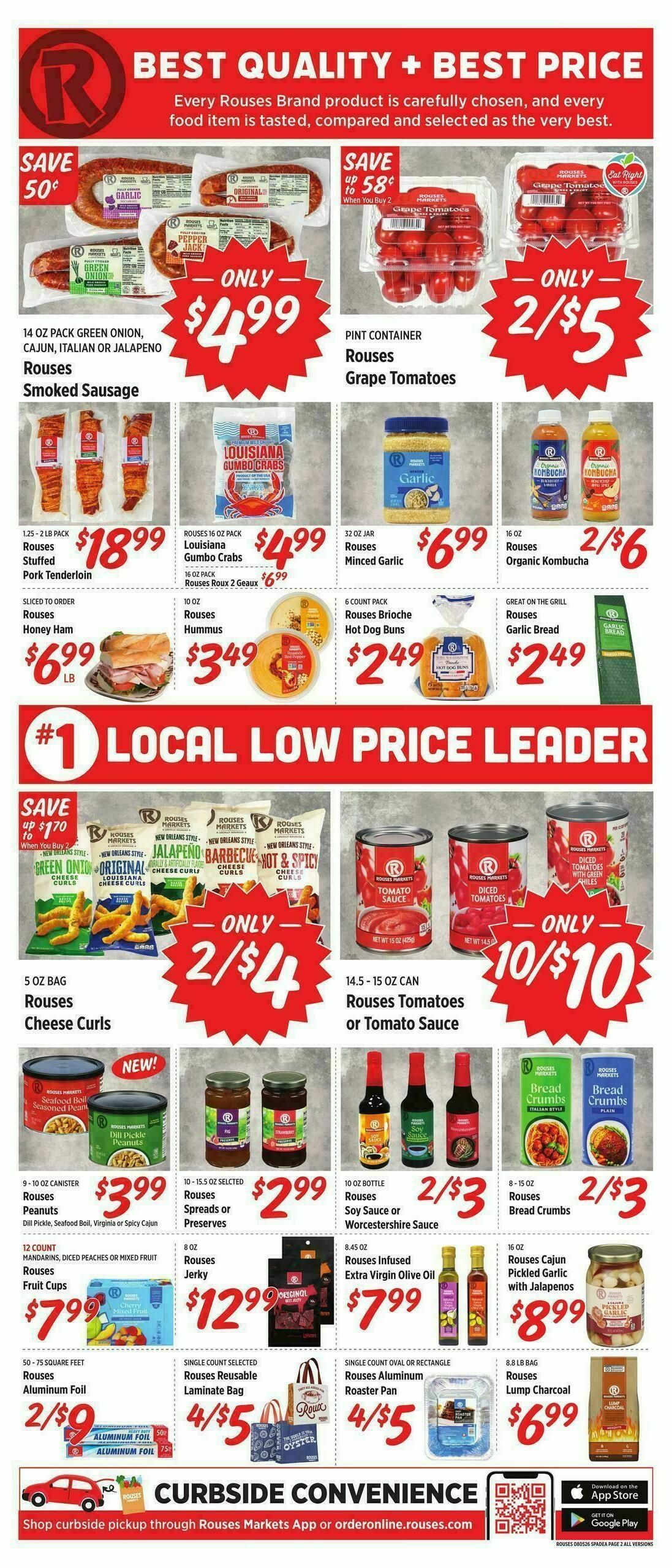 Rouses Markets Weekly Ad from August 5