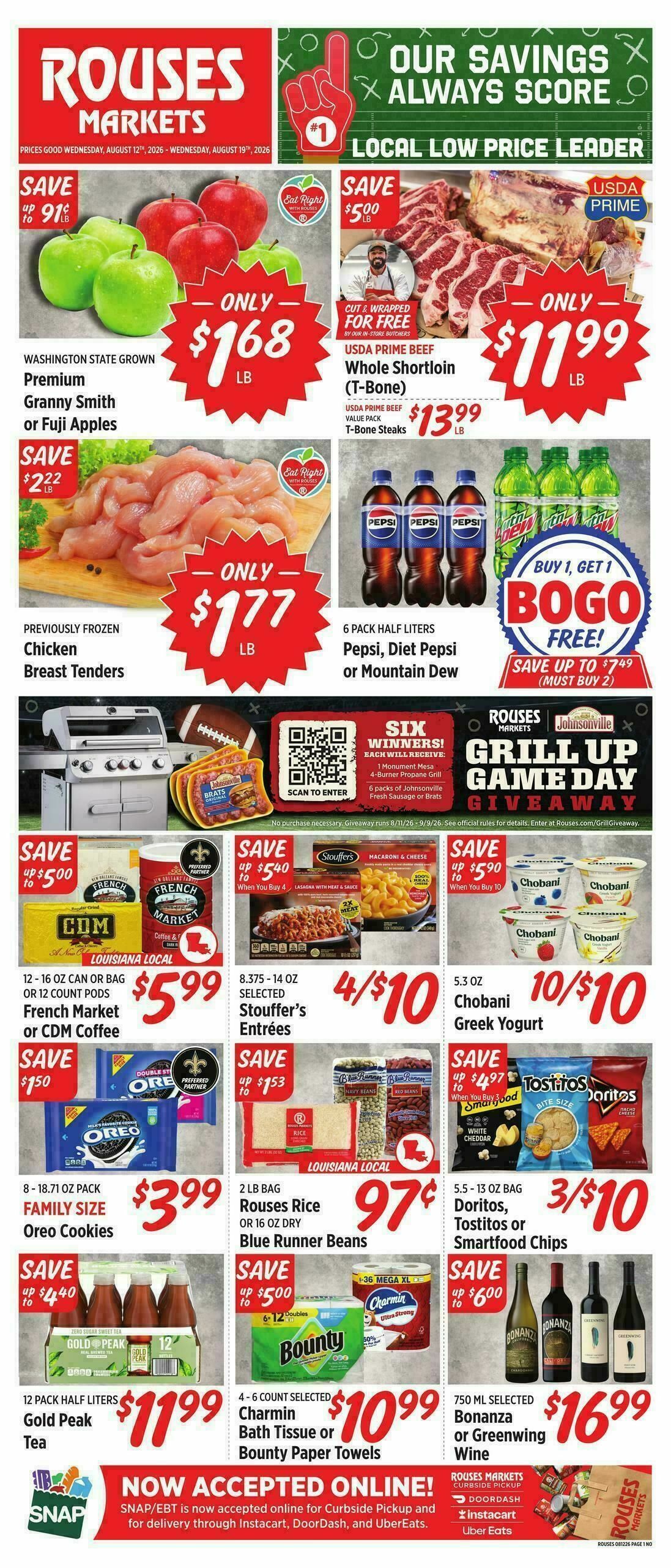Rouses Markets Weekly Ad from August 12