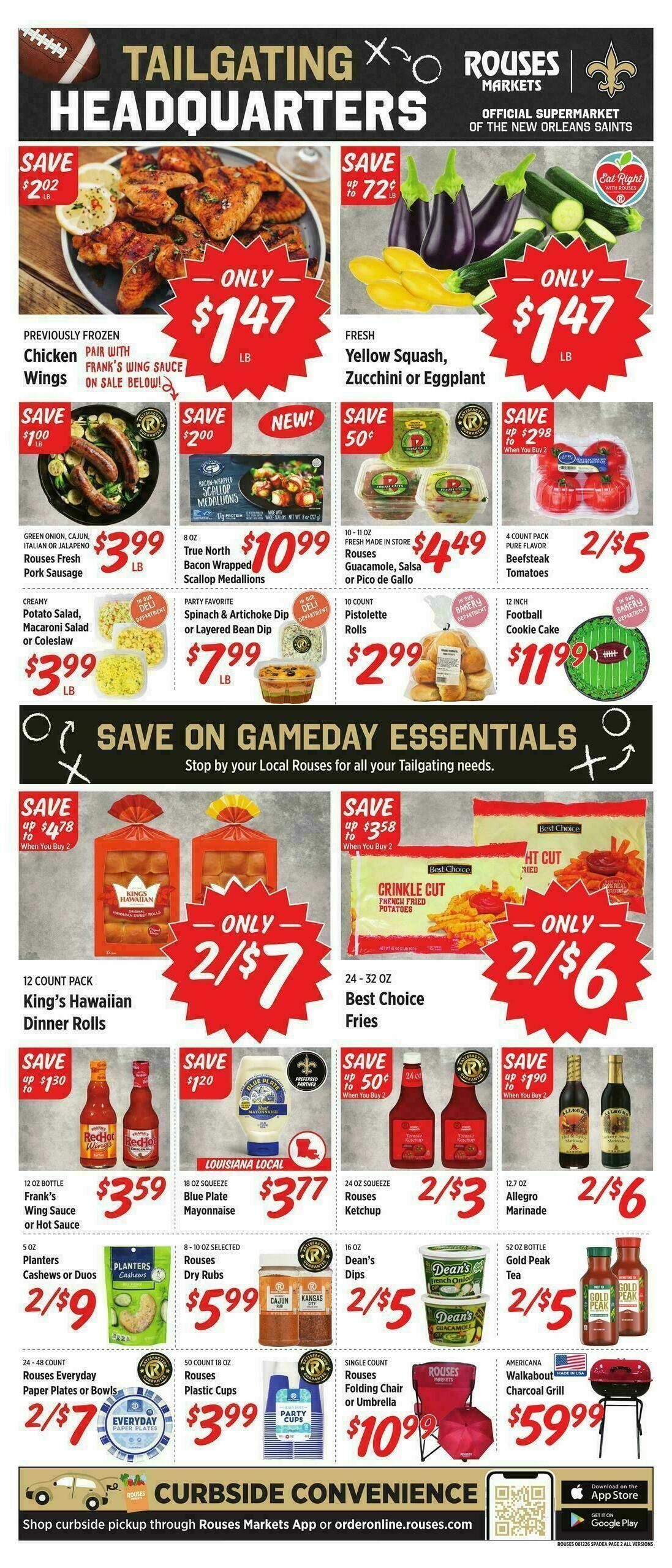 Rouses Markets Weekly Ad from August 12