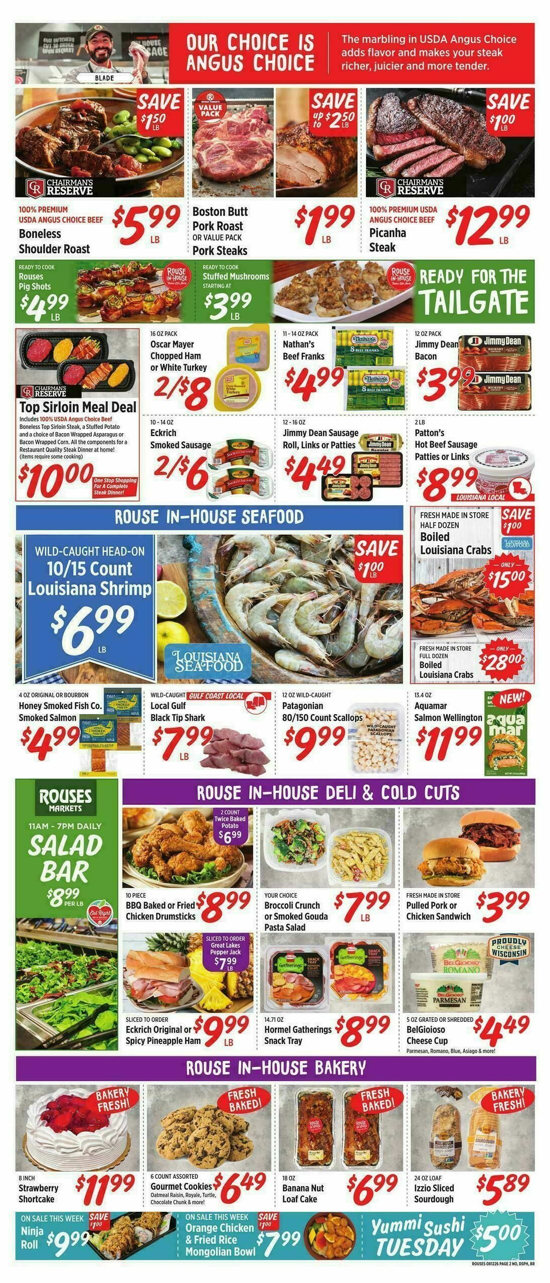 Rouses Markets Weekly Ad from August 12