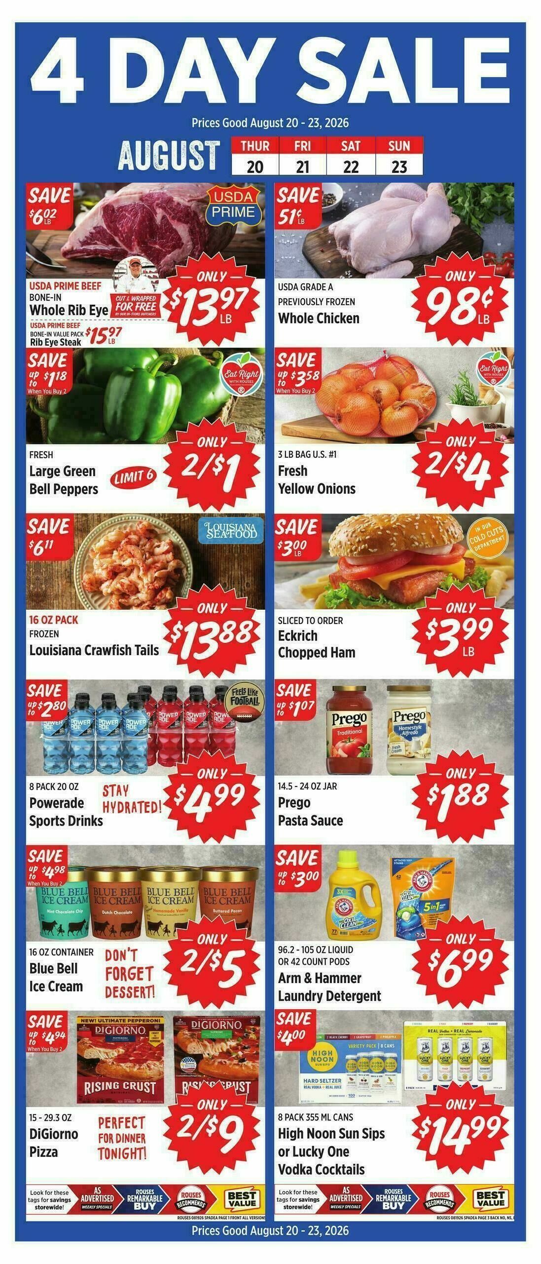 Rouses Markets Weekly Ad from August 19
