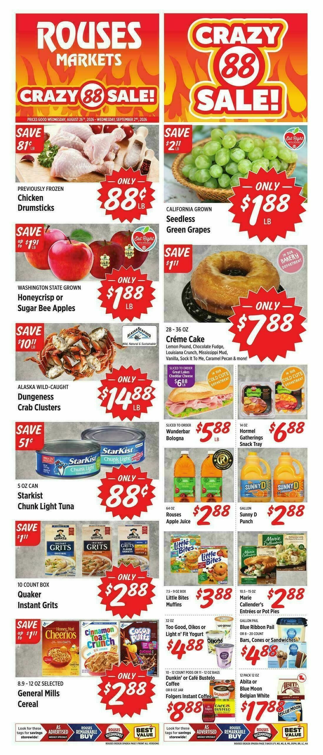 Rouses Markets Weekly Ad from August 26