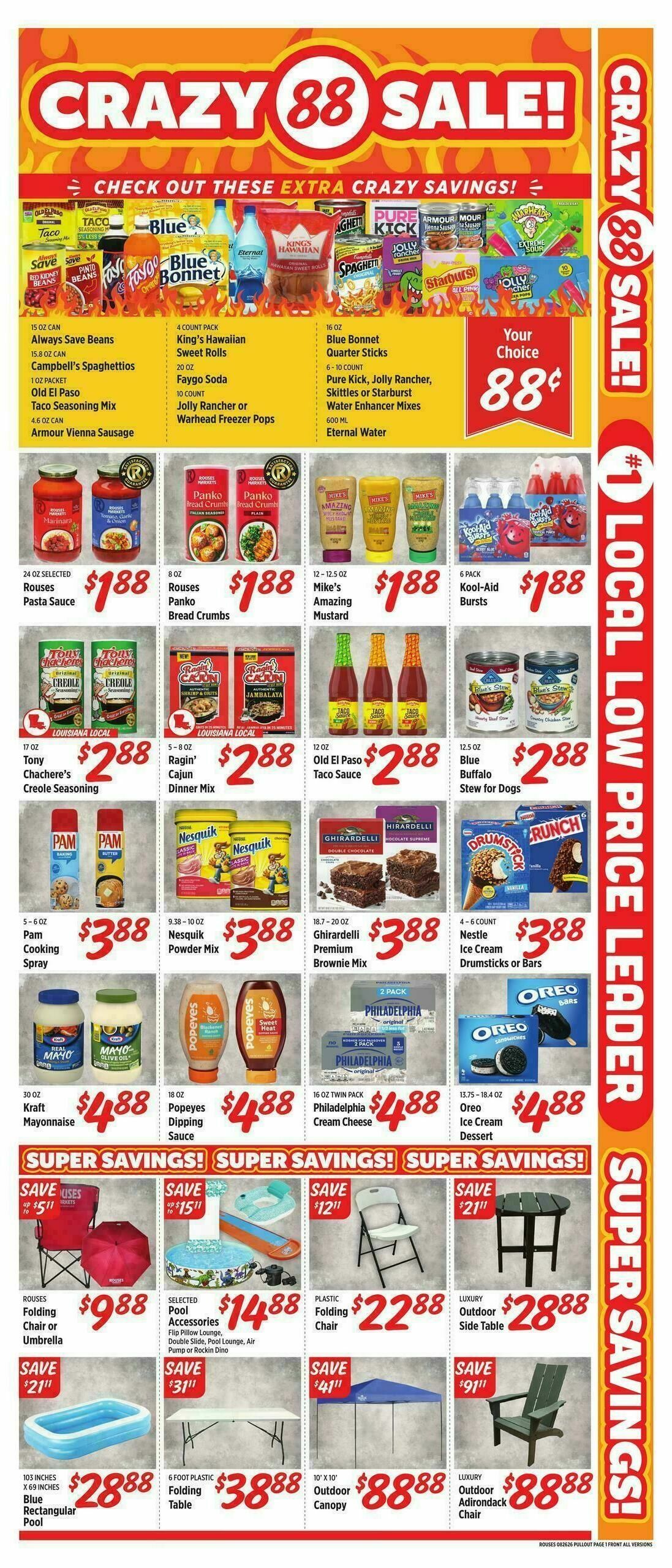 Rouses Markets Weekly Ad from August 26