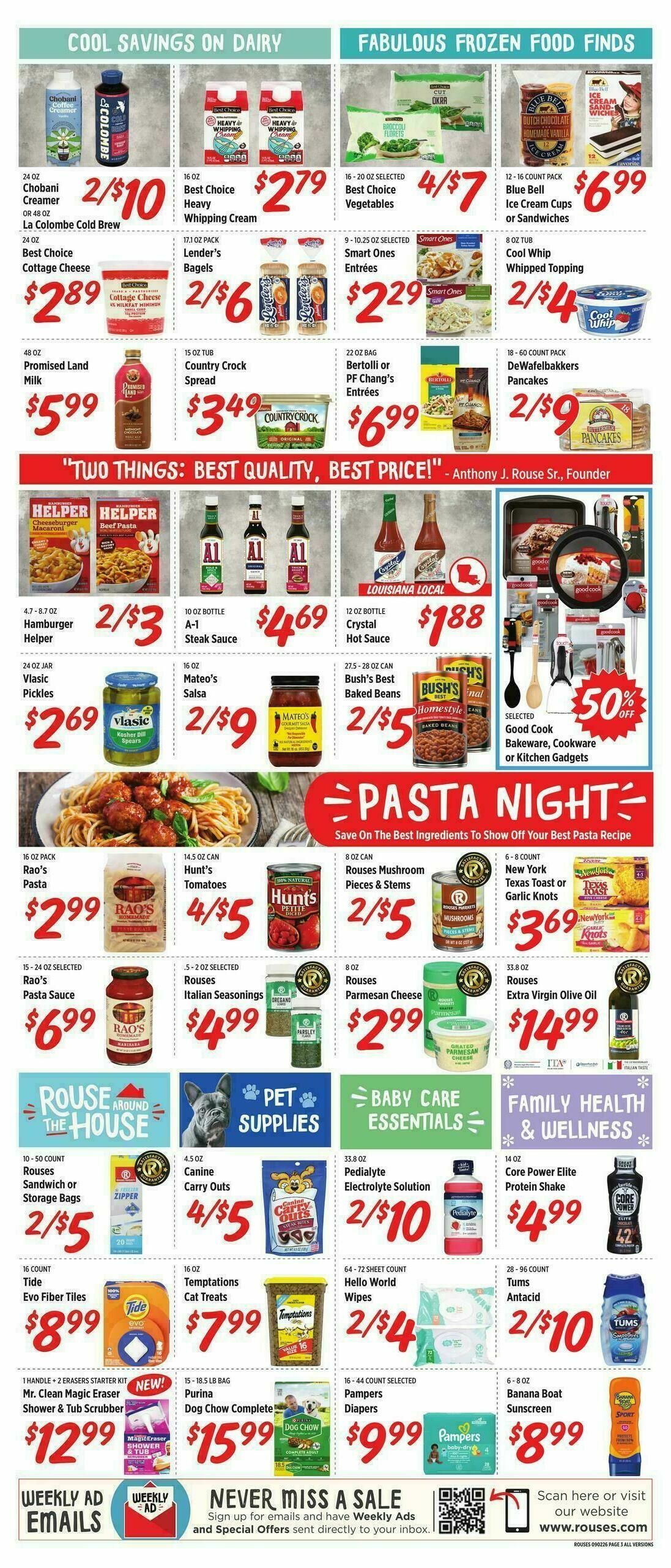 Rouses Markets Weekly Ad from September 2
