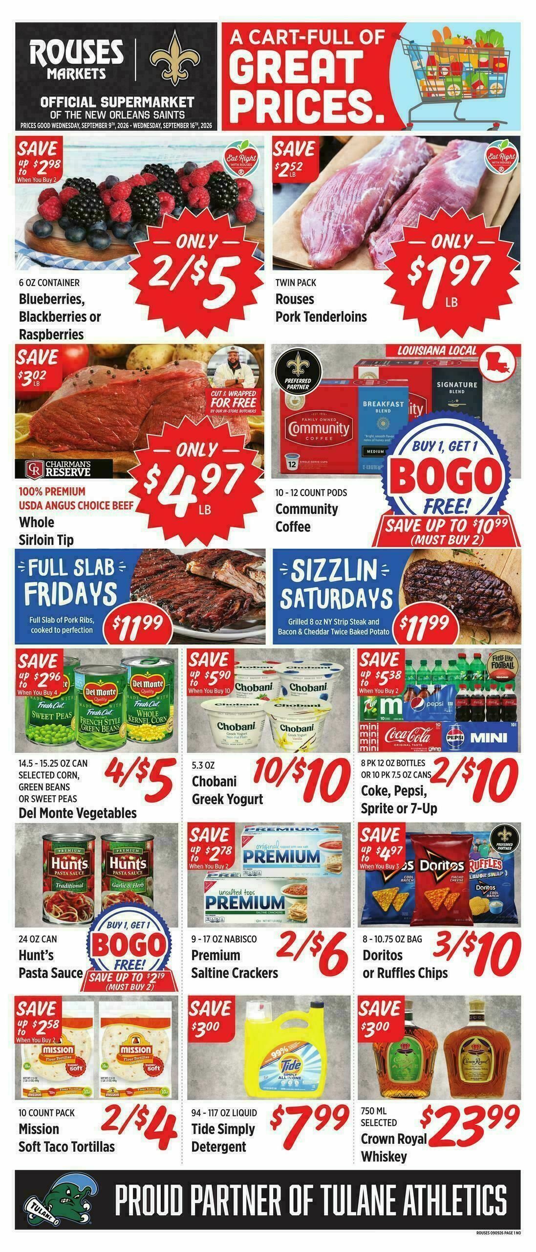 Rouses Markets Weekly Ad from September 9