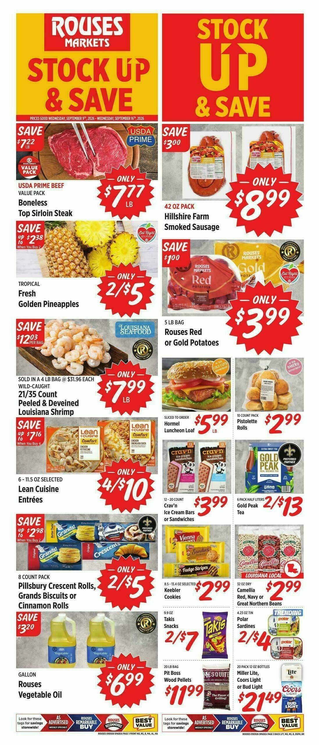 Rouses Markets Weekly Ad from September 9