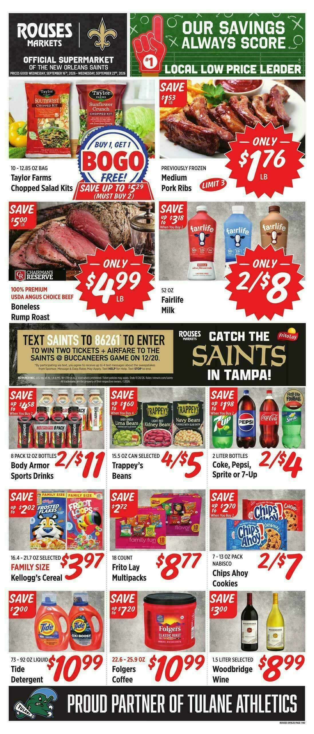 Rouses Markets Weekly Ad from September 16