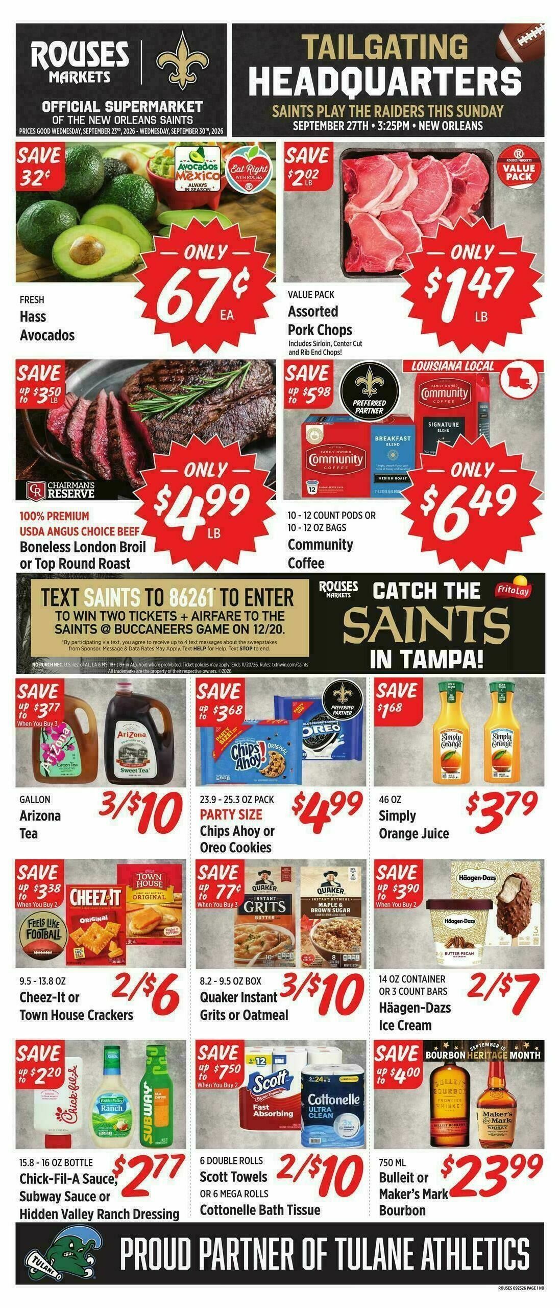 Rouses Markets Weekly Ad from September 23