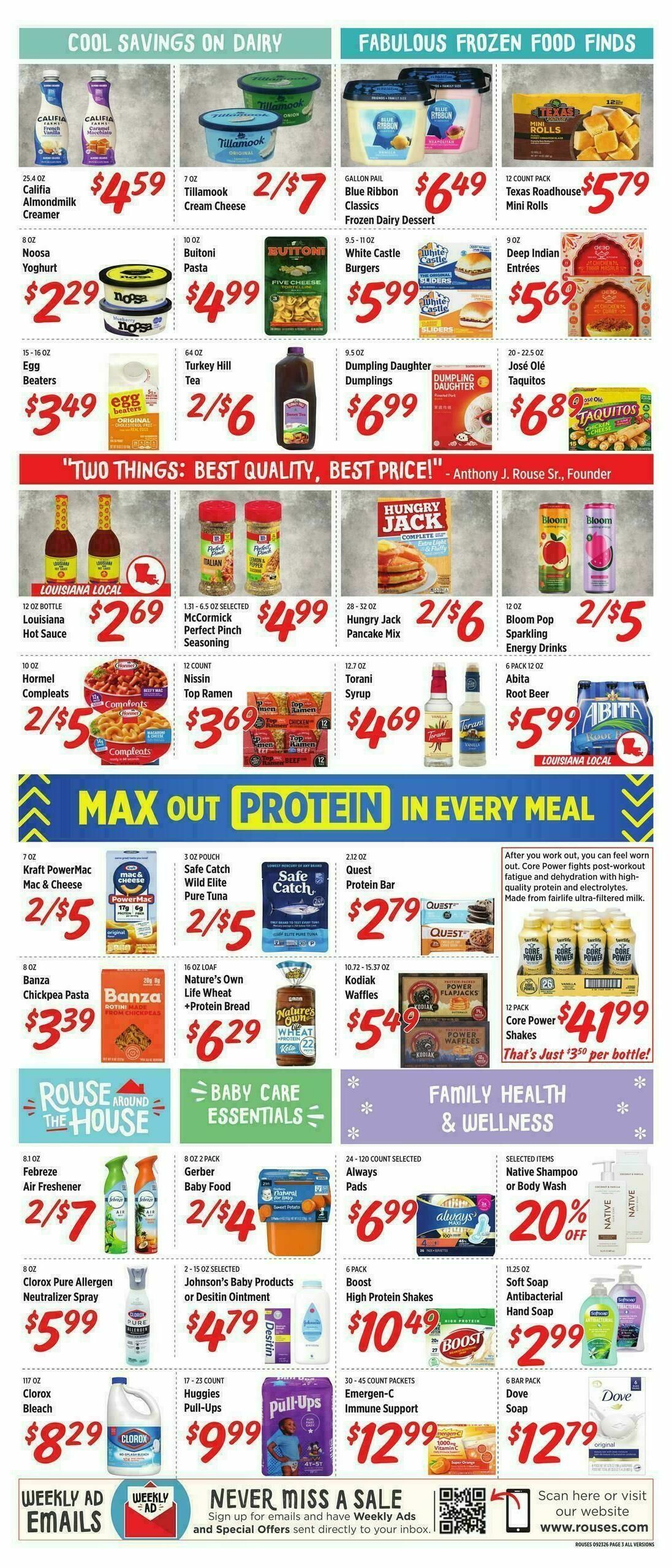 Rouses Markets Weekly Ad from September 23