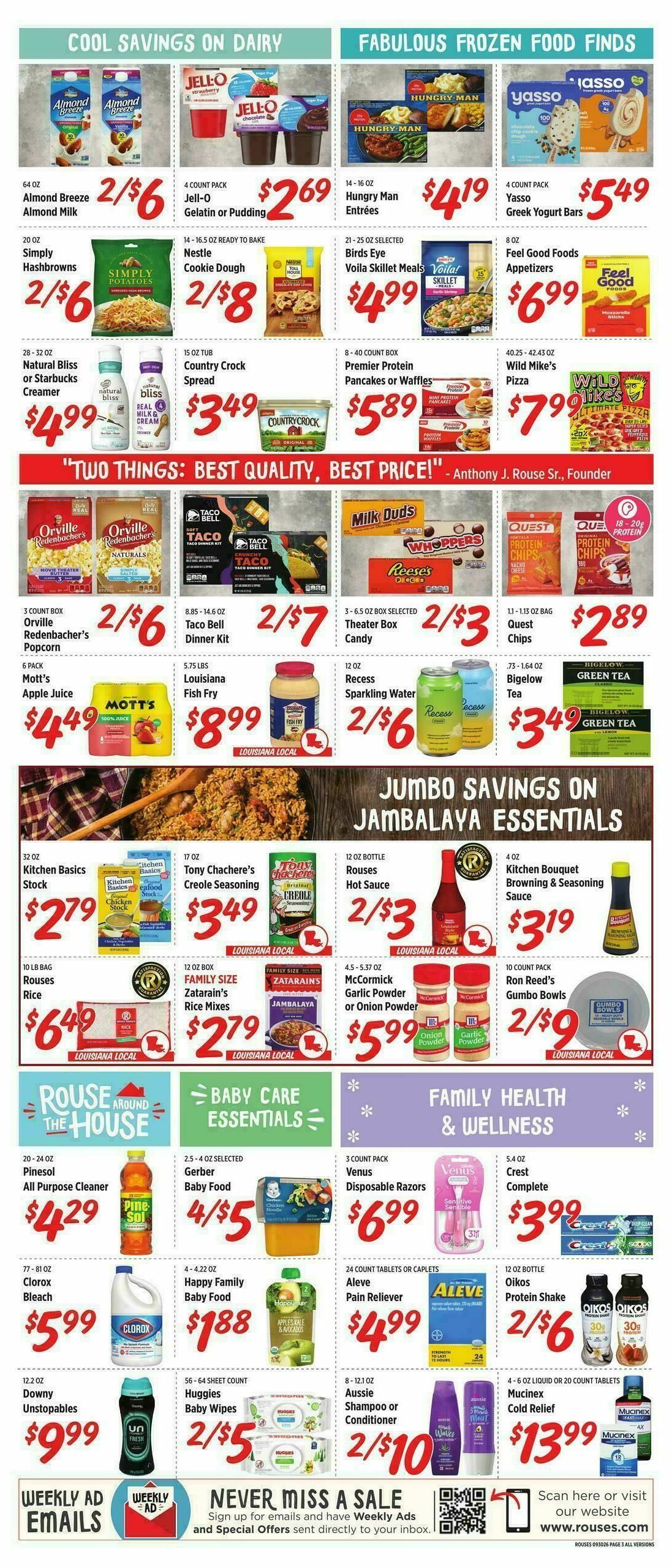 Rouses Markets Weekly Ad from September 30