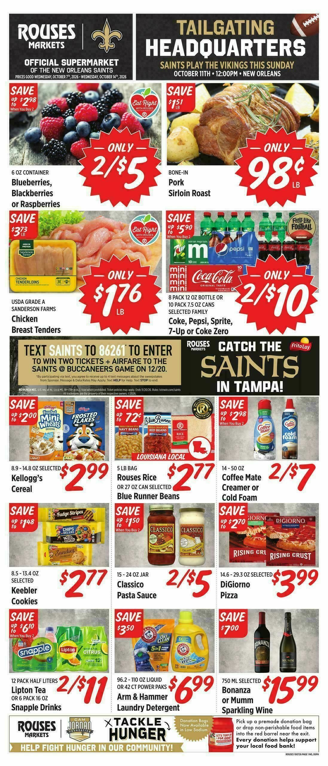 Rouses Markets Weekly Ad from October 7