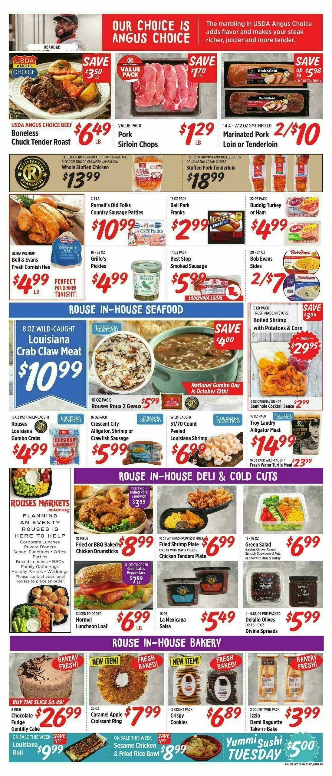 Rouses Markets Weekly Ad from October 7