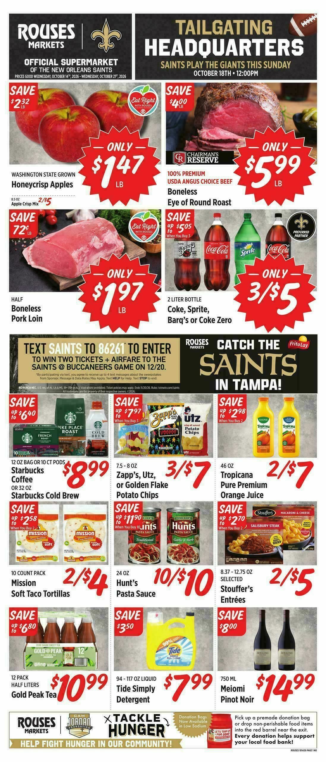 Rouses Markets Weekly Ad from October 14