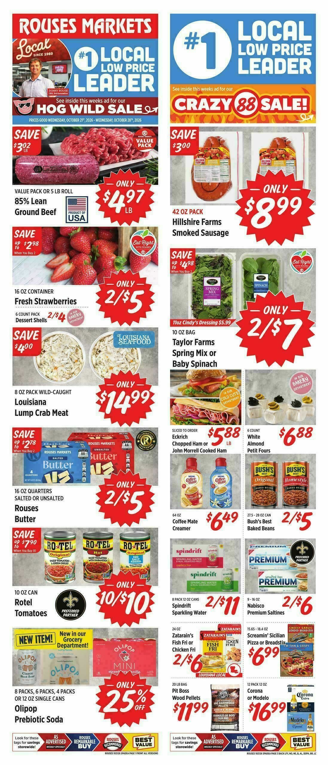 Rouses Markets Weekly Ad from October 21