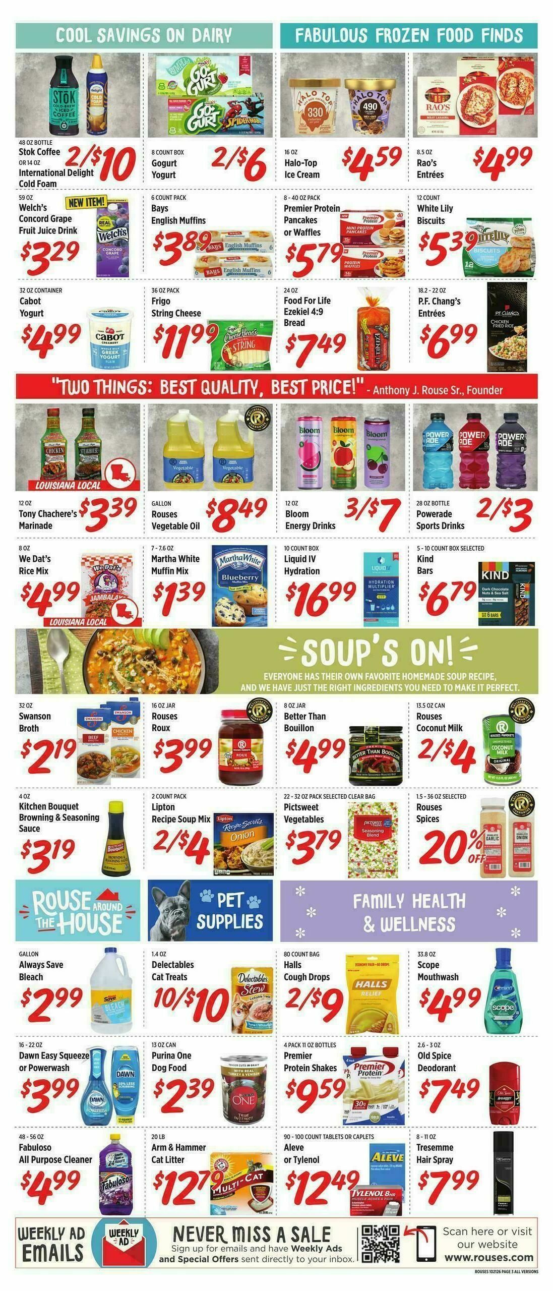 Rouses Markets Weekly Ad from October 21