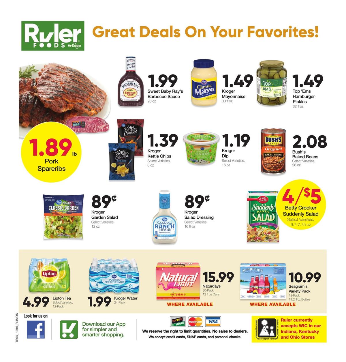 Ruler Foods Weekly Ad from May 23