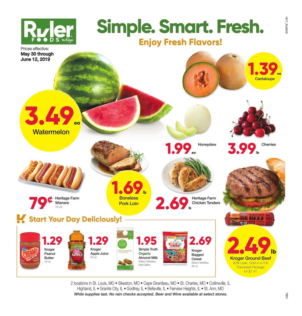 Ruler Foods Weekly Ad from May 30