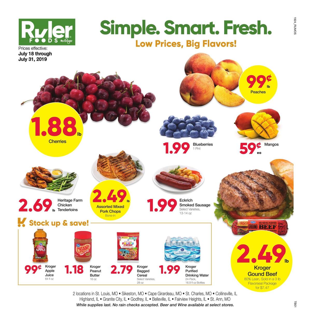 Ruler Foods Weekly Ad from July 18