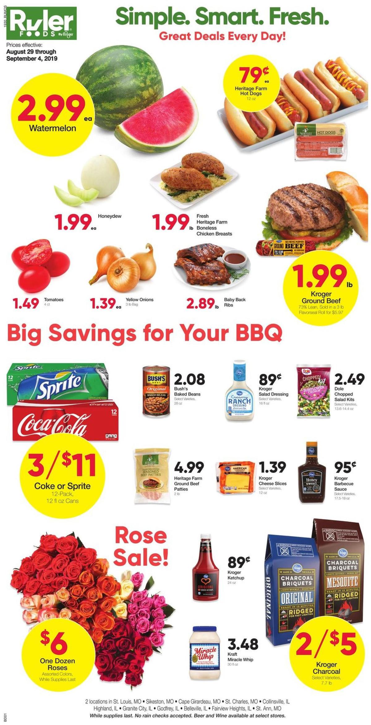 Ruler Foods Weekly Ad from August 29