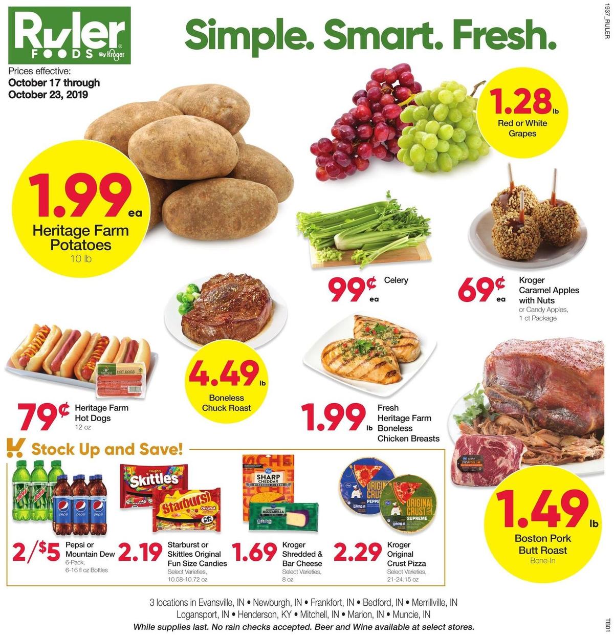 Ruler Foods Weekly Ad from October 17