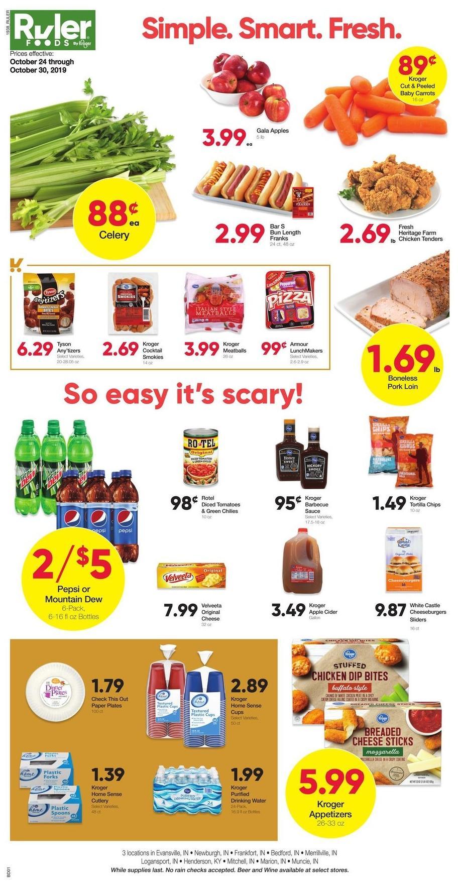 Ruler Foods Weekly Ad from October 24